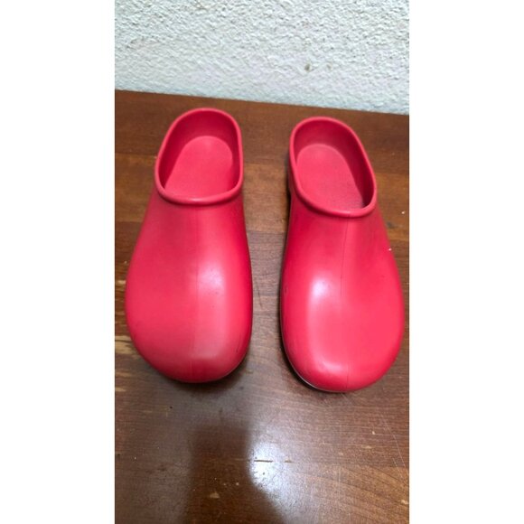 Sloggers Red Women's Waterproof Garden Clogs Size 7 - Picture 2 of 7